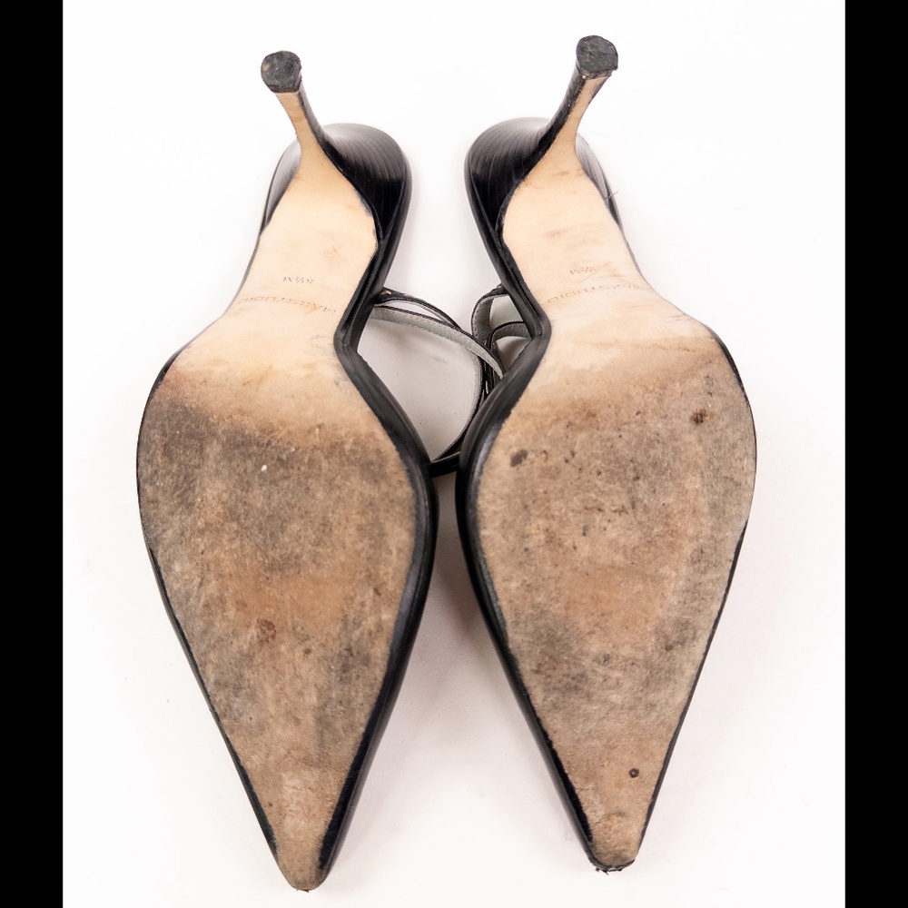 Max Mara Studio D'Orsay Leather Pumps - Picture 6 of 7